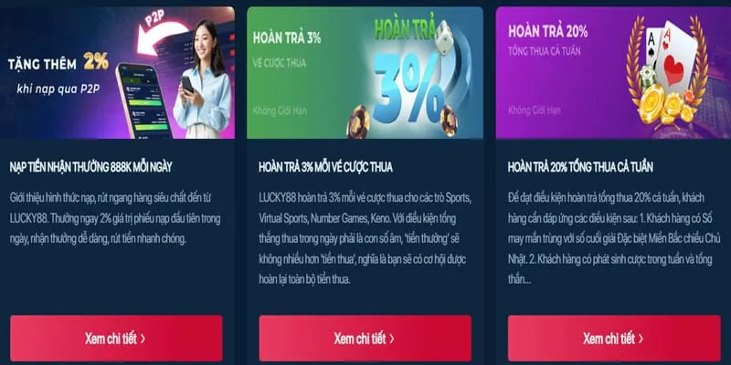 Giao diện gửi tiền và rút tiền an toàn